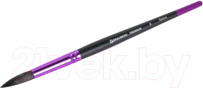 Кисть для рисования Brauberg Premium. Белка №9 / 200978 4