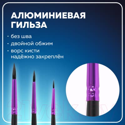 Набор кистей Brauberg Premium / 201020 5