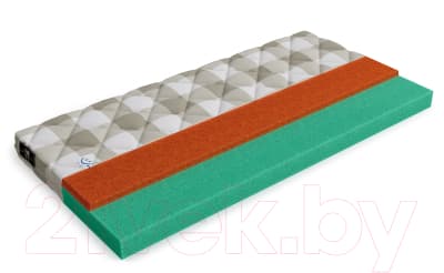 Матрас в кроватку Mr. Mattress Sunny XL овальный 75x125 3