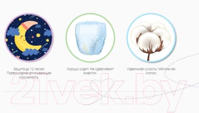 Подгузники-трусики детские MIU 5XL-Junior 12-17кг 2
