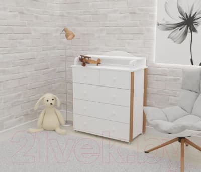 Комод пеленальный Incanto Nuvolla Lux 800/5 / PK-0006/0 5