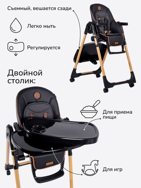 Стульчик для кормления Amarobaby Elegant / AB23-23EL/09 5