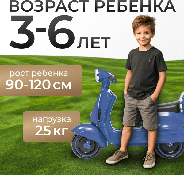 Детский мотоцикл Sundays LS9968 2