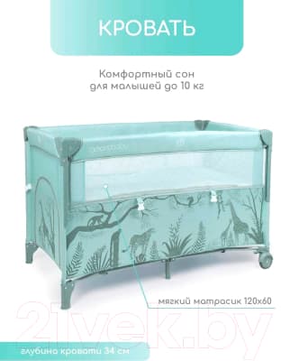 Кровать-манеж Amarobaby Transform Africa / AMARO-26TrА/13 3