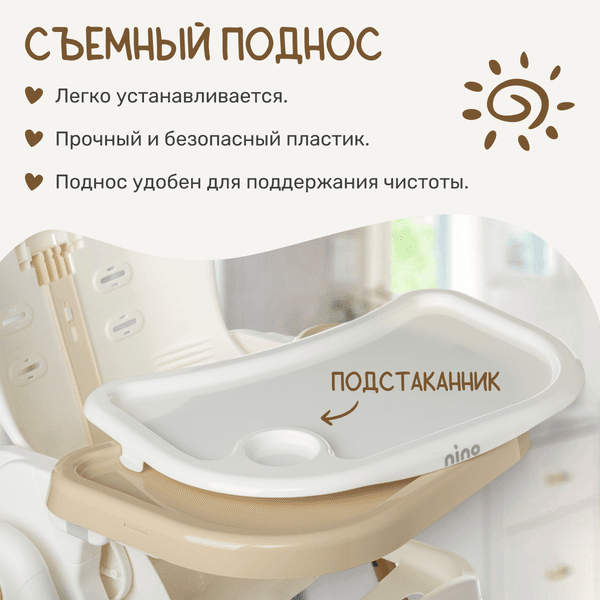 Стульчик для кормления NINO Honey 2
