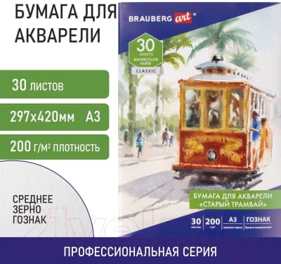 Набор бумаги для рисования Brauberg Art Classic / 112324 6