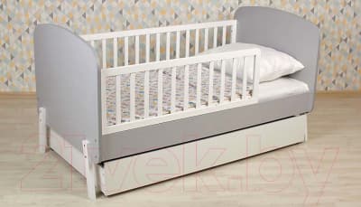 Детская кроватка Polini Kids Mirum 2010 c ящиком / 0003150-151 9