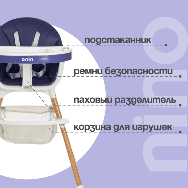 Стульчик для кормления NINO Lark 4
