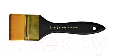 Кисть для рисования ГАММА Синтетика №60 / 901060 2