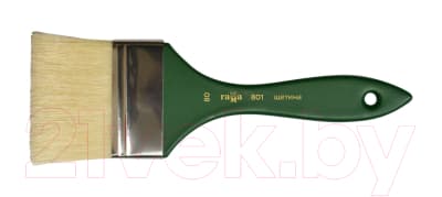 Кисть для рисования ГАММА Щетина №80 / 801080 2