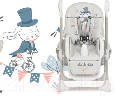 Стульчик для кормления Pituso Mimi / HC502-Rabbit 10