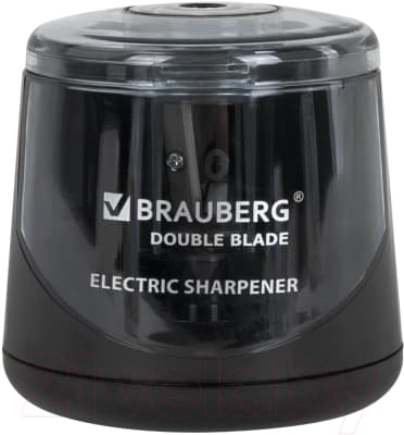 Точилка Brauberg Double Blade Black. Электрическая / 271336 3
