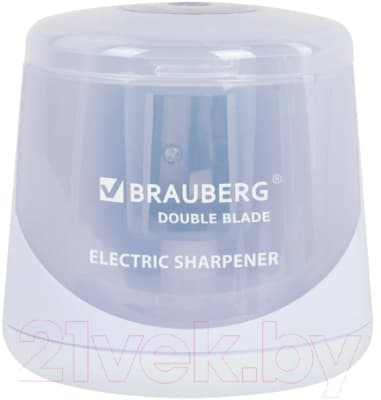 Точилка Brauberg Double Blade White. Электрическая / 271337 2