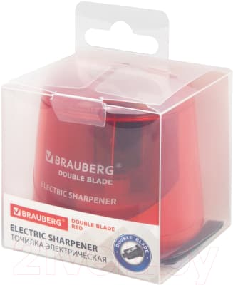 Точилка Brauberg Double Blade Red. Электрическая / 271338 8