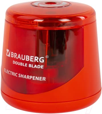 Точилка Brauberg Double Blade Red. Электрическая / 271338