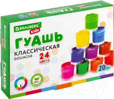 Гуашь Brauberg Kids New / 192380