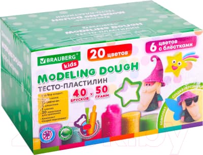 Пластилин Brauberg Kids / 106724