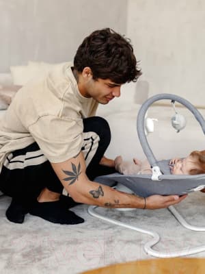 Детский шезлонг Amarobaby Happy Swing / AB23-22HAPPY/11 7