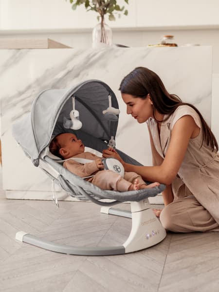 Детский шезлонг Amarobaby Lucky Swing / AB23-22LUCKY/11 2
