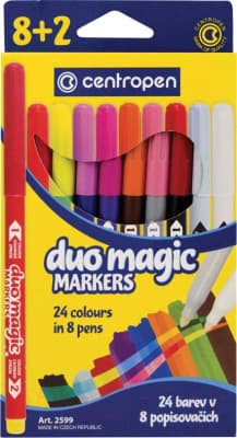 Фломастеры Centropen Duo Magic / 5 2599 1002