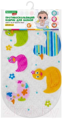 Коврик для купания Brauberg Kids Утята Противоскользящий / 665184 7