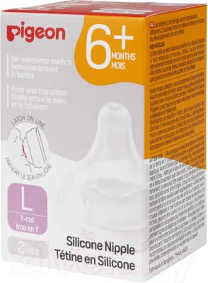 Набор сосок Pigeon SofTouch Peristaltic Plus 6+ 4