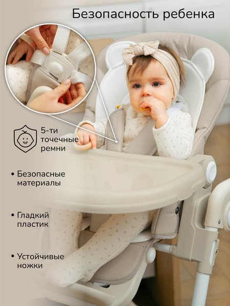 Стульчик для кормления Amarobaby Allure / AB23-23ALL/03 7
