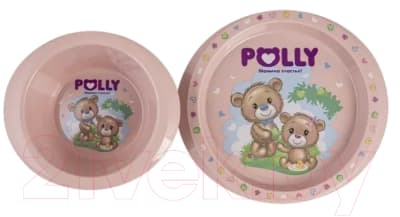 Набор посуды для кормления Полимербыт Polly / 4338923 4