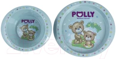 Набор посуды для кормления Полимербыт Polly / 4338923 2