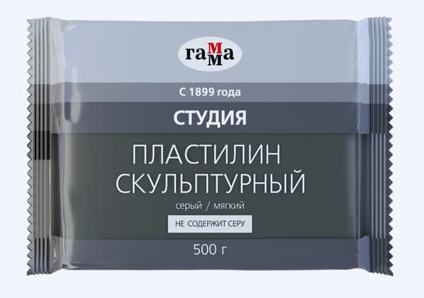 Пластилин скульптурный ГАММА Студия 2.80.Е050.004.2