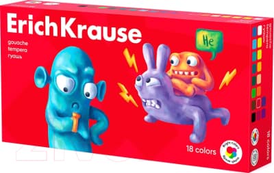 Гуашь Erich Krause Jolly Friends / 61416