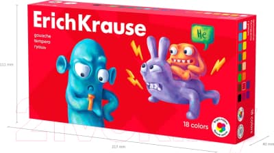 Гуашь Erich Krause Jolly Friends / 61416 5