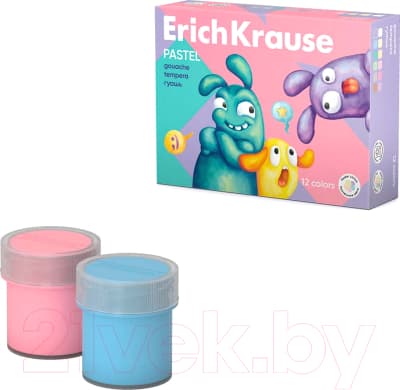 Гуашь Erich Krause Jolly Friends Pastel / 61419 4