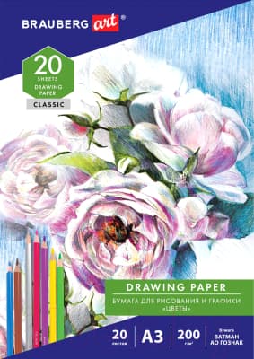Набор бумаги для рисования Brauberg Art Classic / 114491