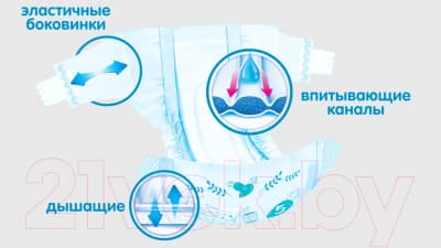 Подгузники детские Helen Harper Soft & Dry Junior 4