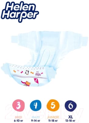 Подгузники детские Helen Harper Baby XL 4