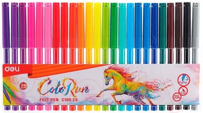 Фломастеры Deli ColoRun / EC10023