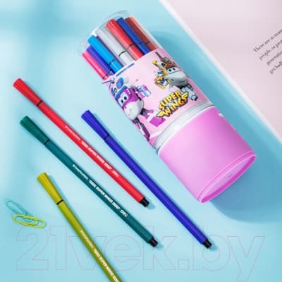Фломастеры Deli Super Wings / C15024 3