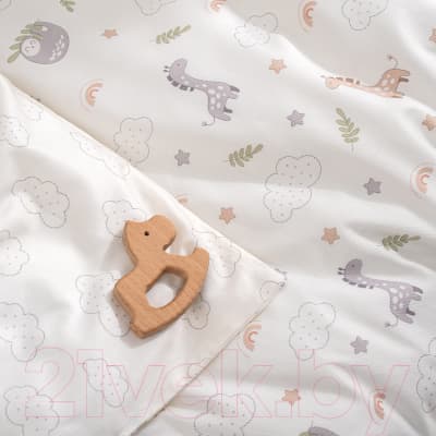 Комплект постельный для малышей Perina Fancy Zoo / F3-02.0 5