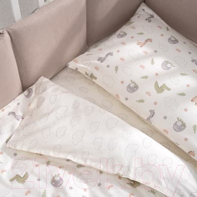 Комплект постельный для малышей Perina Fancy Zoo / F3-02.0 3