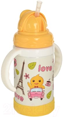 Термопоильник Pituso KD9309 с трубочкой 4