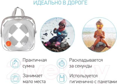 Дорожный горшок ROXY-KIDS HandyPotty / HP-255GG 3