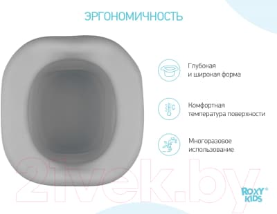 Вставка для детского горшка ROXY-KIDS ML-235RU-GR 6