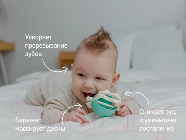 Прорезыватель для зубов ROXY-KIDS Крабик / RST-002-B 2