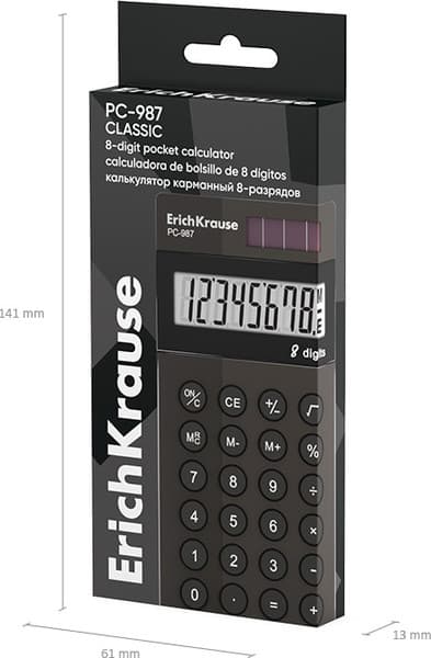 Калькулятор Erich Krause PC-987 Classic / 62008 4