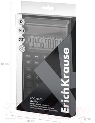 Калькулятор Erich Krause DC-2708-12 Classic / 62003 5