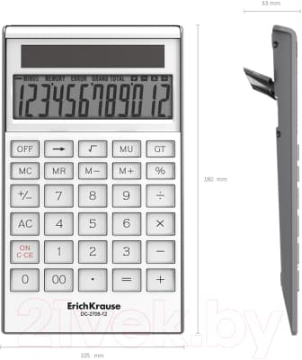 Калькулятор Erich Krause DC-2708-12 Classic / 62004 6