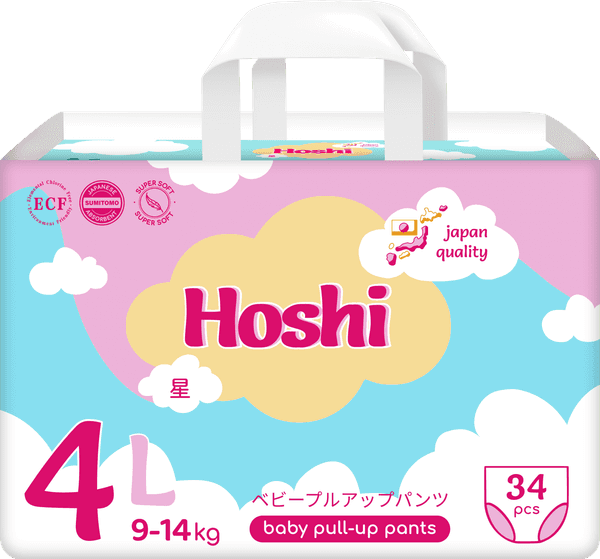 Подгузники-трусики детские Hoshi Baby Pull-Up Pants L