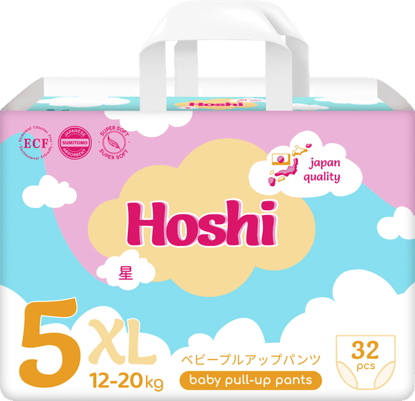 Подгузники-трусики детские Hoshi Baby Pull-Up Pants XL