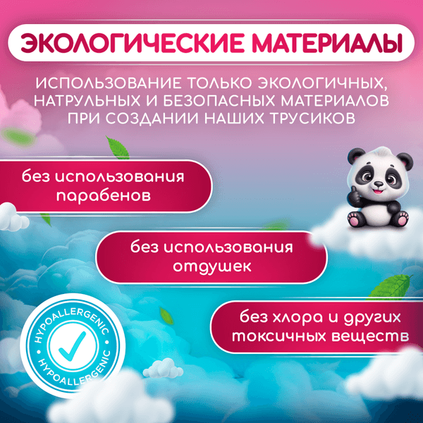 Подгузники-трусики детские Hoshi Baby Pull-Up Pants XL 5